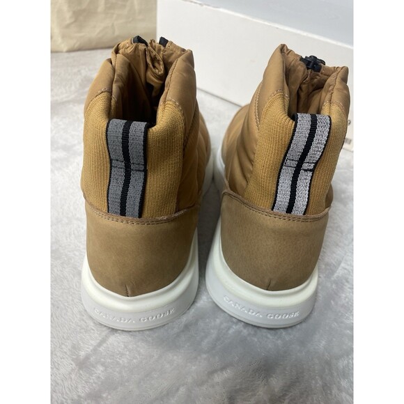 Canada Goose White Label Cypress Puffer Boots New W/ Box Sandal Wood White Sz 9 - Picture 11 of 16